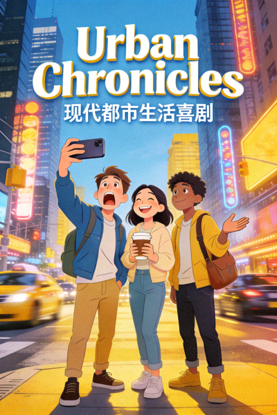 喜剧《Urban Chronicles》海报，现代都市生活喜剧